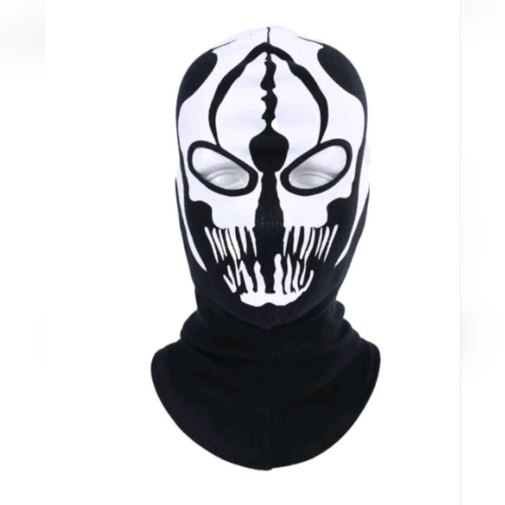 Halloween Scary Ghost Cosplay Balaclava Cycling Skull Full Hood Face Mask